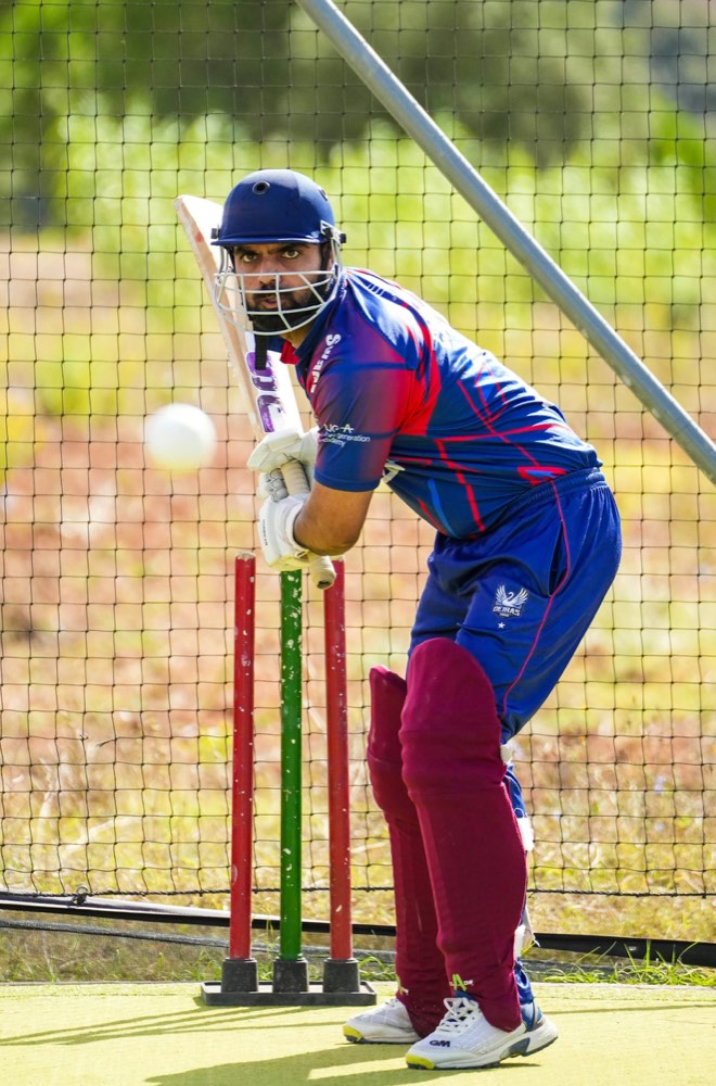Batting in the nets